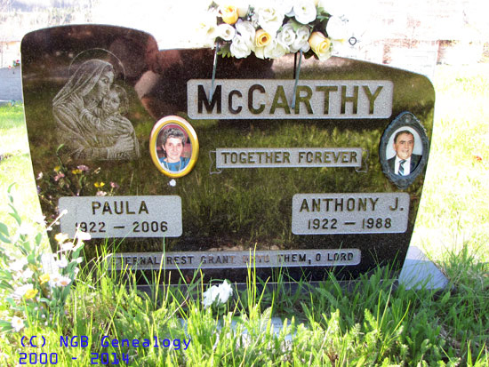 Paula and Anthony McCarthy