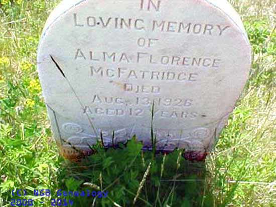 Alma Florence McFatridge