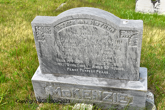 Edwin & Mary Ann McKenzie