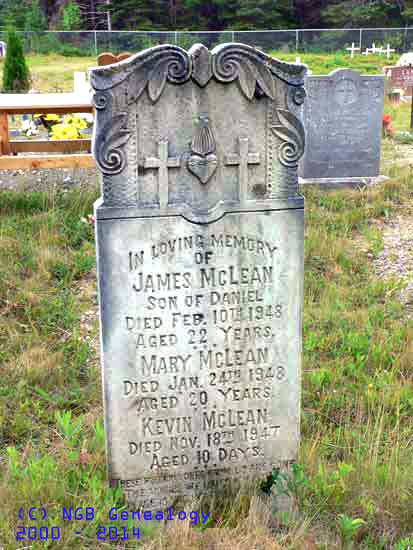 James. Kevin and Mary McLean