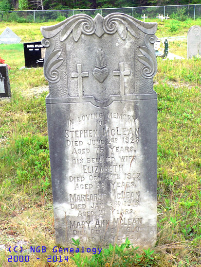 Stephen, Elizabeth, Margaret and Mary McLean