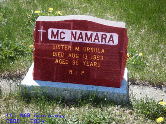 Sister M. Ursula McNamara
