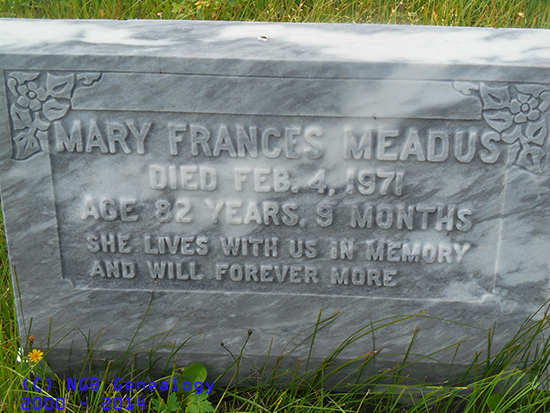 Mary Frances Meadus