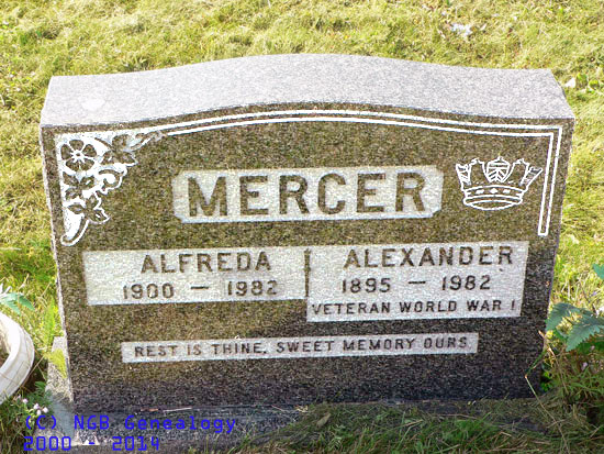 Alfreda and Alexander Mercer