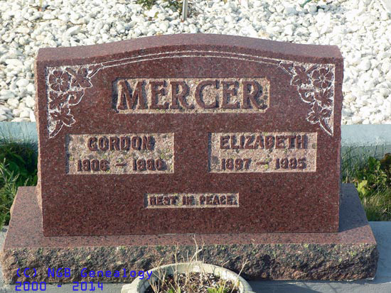 Gordon and Elizabeth Mercer
