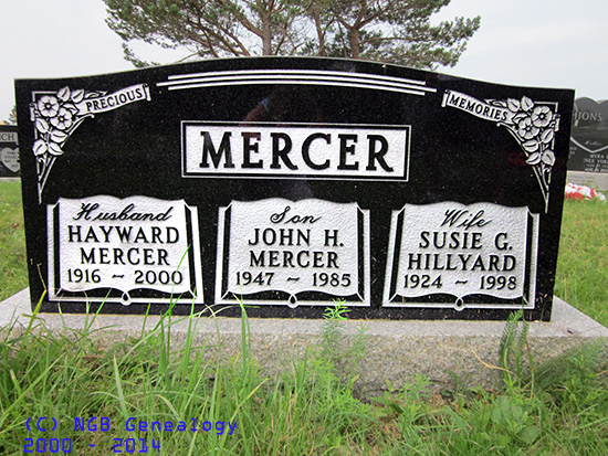 Hayward. John & Susie Mercer