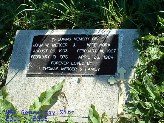 John W. & Nora Mercer