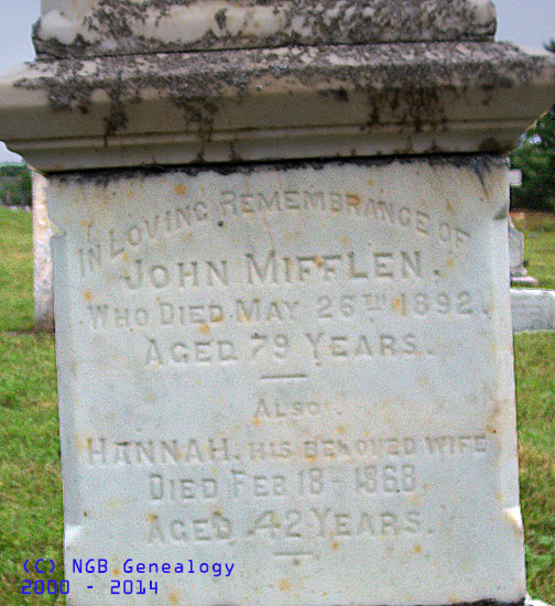 John & Hannah Mifflen