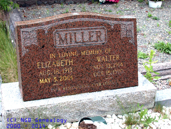 Eliozabeth ans Walter Miller