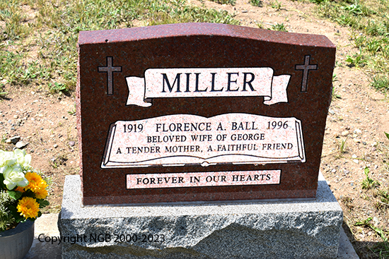 George Matthew & Florence A. Ball Miller