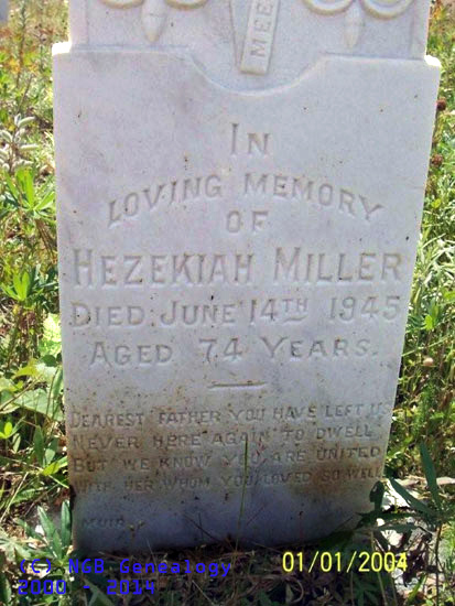 HEZEKIAH MILLER