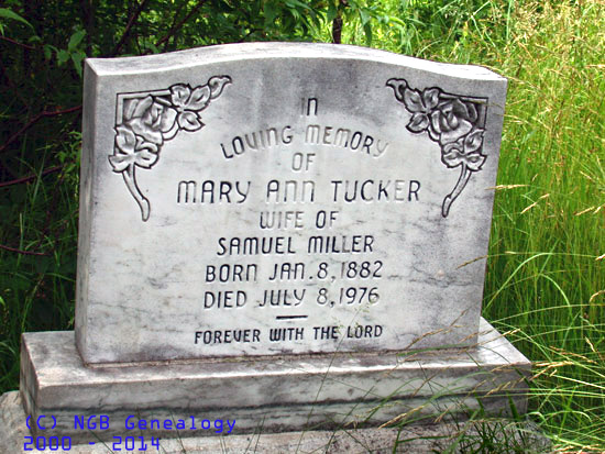 Mary Ann Tucker Miller