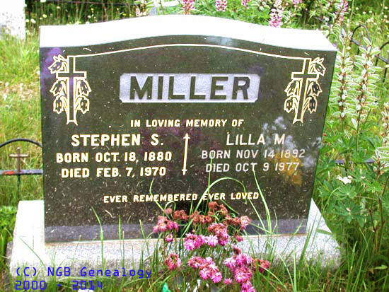 Stephen and Lilla Miller