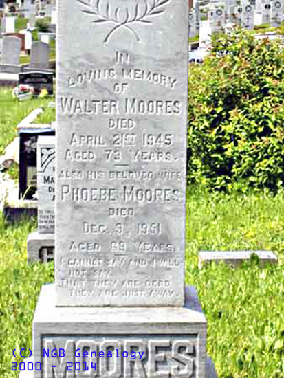 Walter and Phoebe MOORES