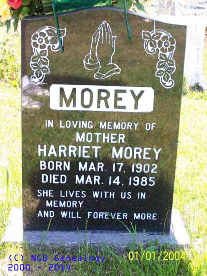 HARRIET MOREY