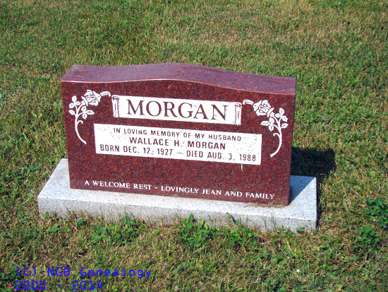 Wallace Morgan (Old Headstone)