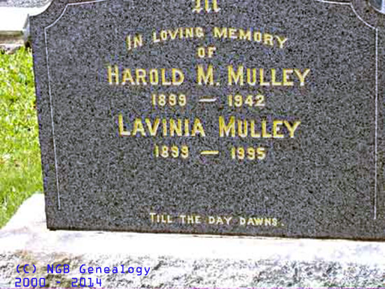 Harold and Lavinia MULLEY