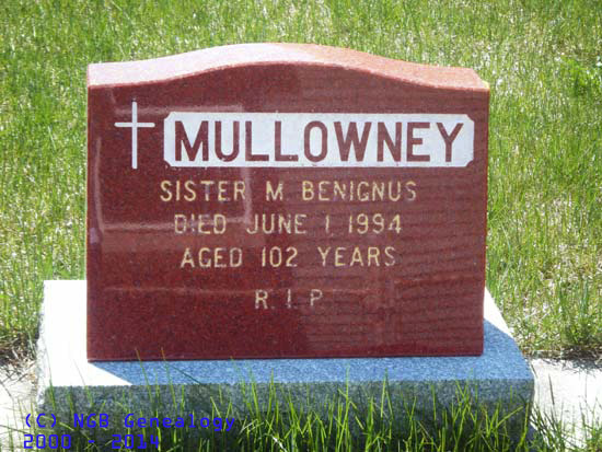 Sr. M. Benignus Mullowney