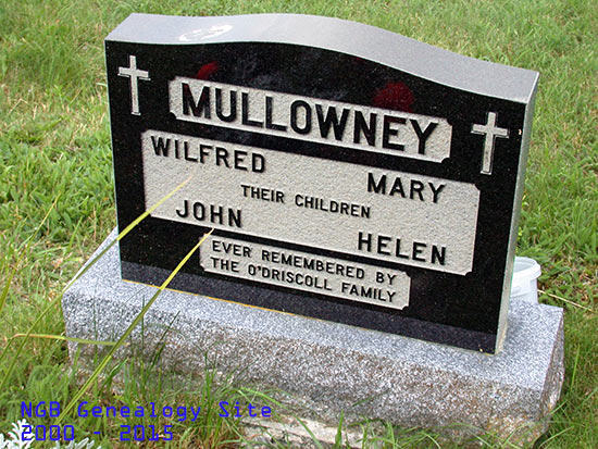 Wilfred, Mary, John & Helen Mullowney