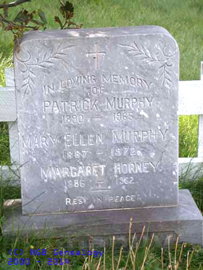 Patrick, Mary Ellen MURPHY & Margaret HORNEY