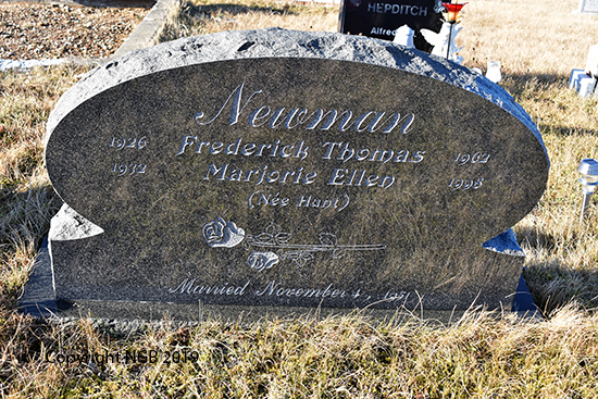 Frederick Thomas & Marjorie Ellen Newman