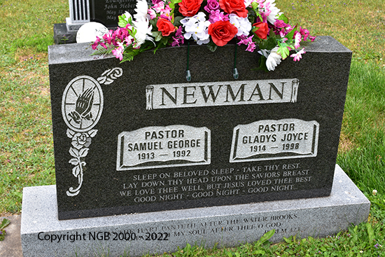 Pastor Samuel George & Gladys Joyce Newman