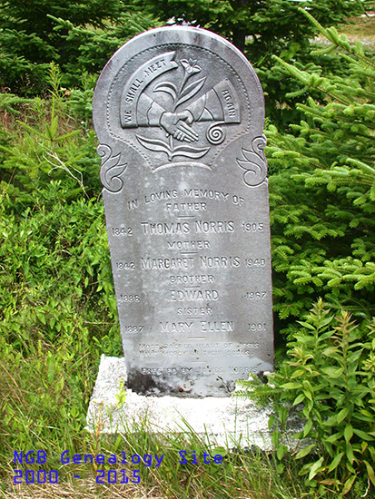 Thomas, Margaret, Edward & Mary Ellen Norris