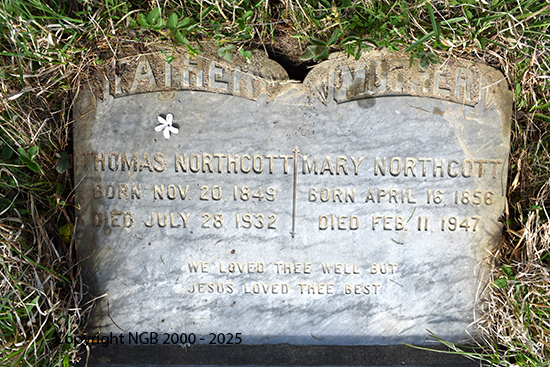 Thomas & Mary N orthcott