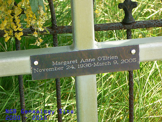 Margaret Anne O'Brien