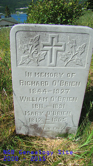 Richard, William & Mary O'BRIEN
