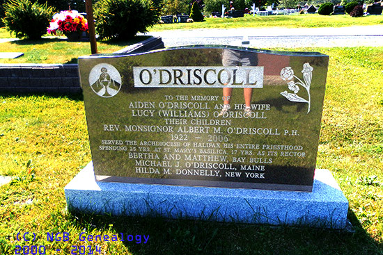 Aiden, Lucy, Albert, Bertha, Michael, and Hilda O'Driscoll