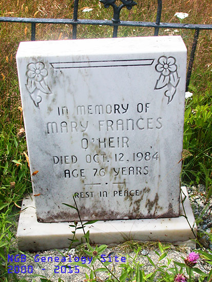 Mary Frances O'Heir