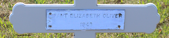 Infant Elizabeth Oliver