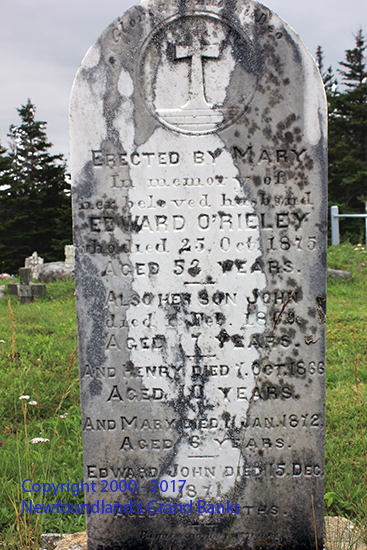 Edward, John,Henry, Mary & Edward John O'Reilley