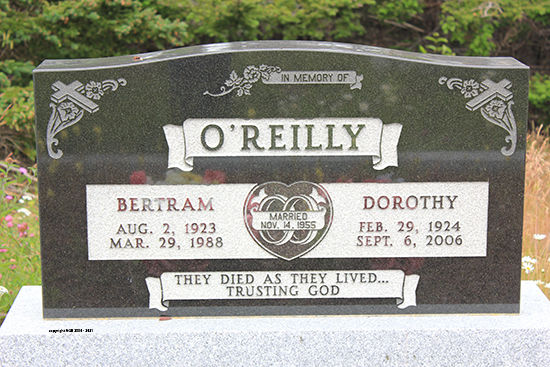 Bertram & Dorothy O'Reilly