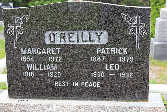 Patrick, Margaret, William & Leo O'Reilly