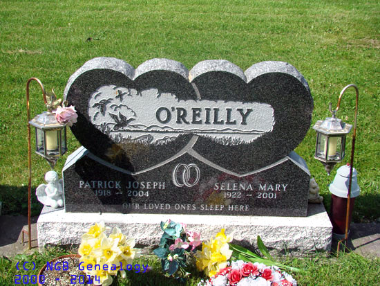 Patrick Joseph and Selena Mary O'Reilly