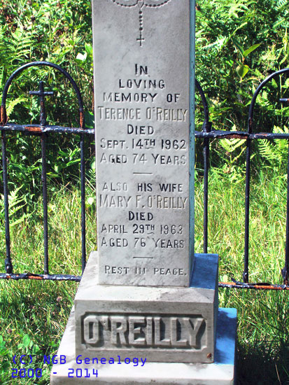 Terrence and margaret O'Rielly