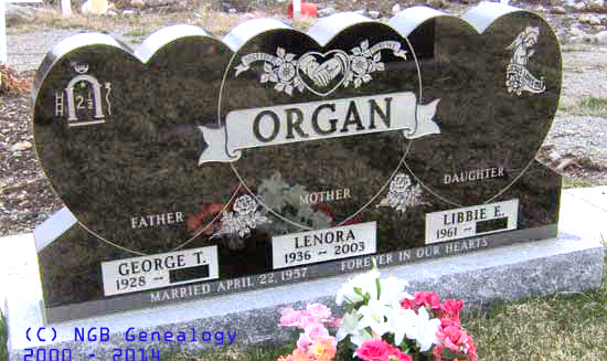 George and Lenora and Libbie Organ
