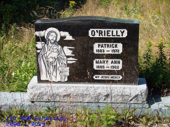 Patrick & Mary Ann O'Rielly