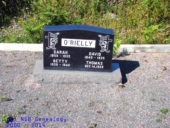 Sarah, David, Betty, and Thomas O'Rielly