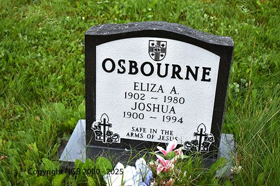 Joshua & Eliza A.Osbourne