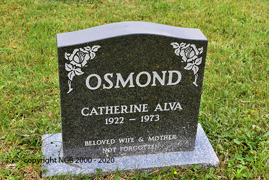 Catherine Alva Osmond