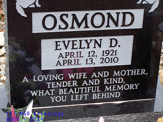 Evelyn D. Osmond