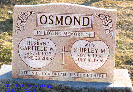 Garfield and Shirley Osmond