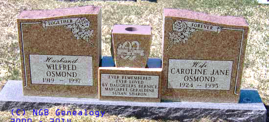 Wilfred and Caroline Osmond