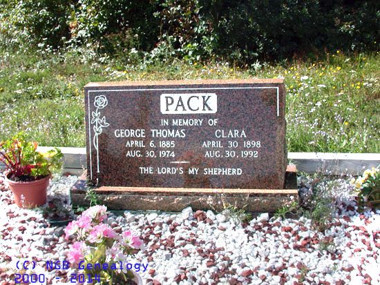 George and Clara Pack