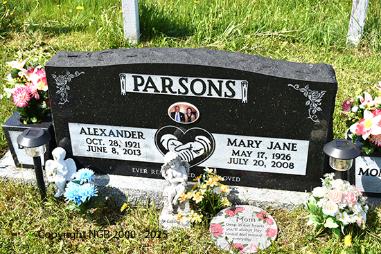 Alexander & Mary Jane Parsons