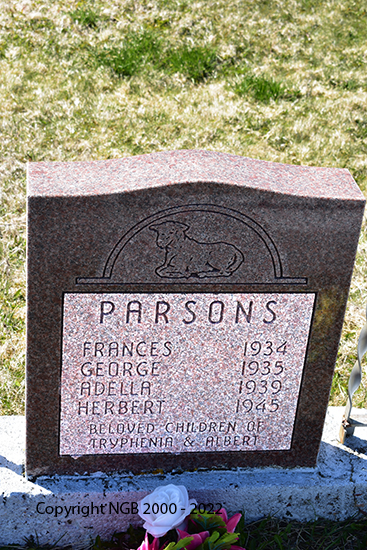 Frances. George, Adella & Herbert Parsons