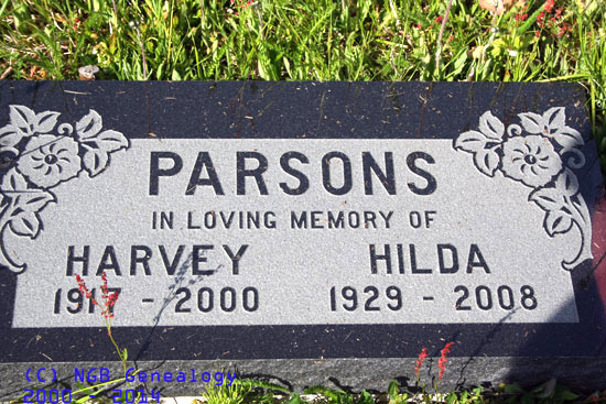 Harvey and Hilda Parsons